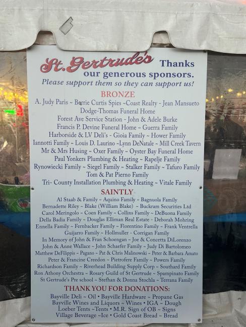 Bronze etc sponsors