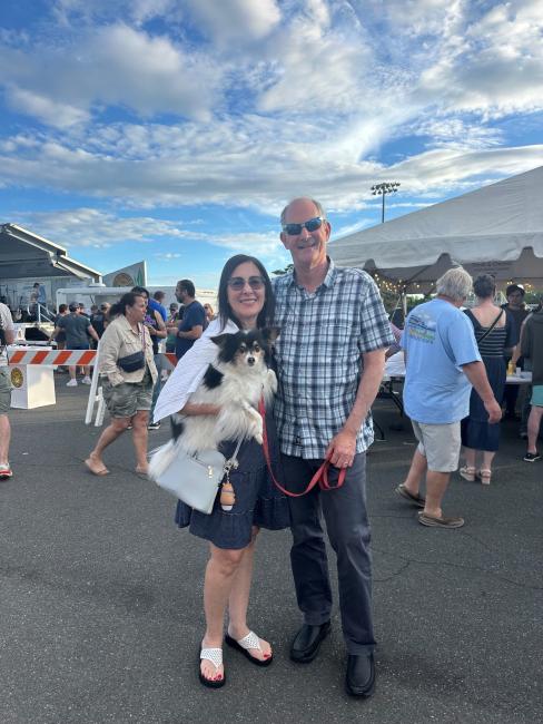 Couple w doggie